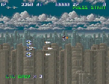 Thunder Cross (Japan) screen shot game playing